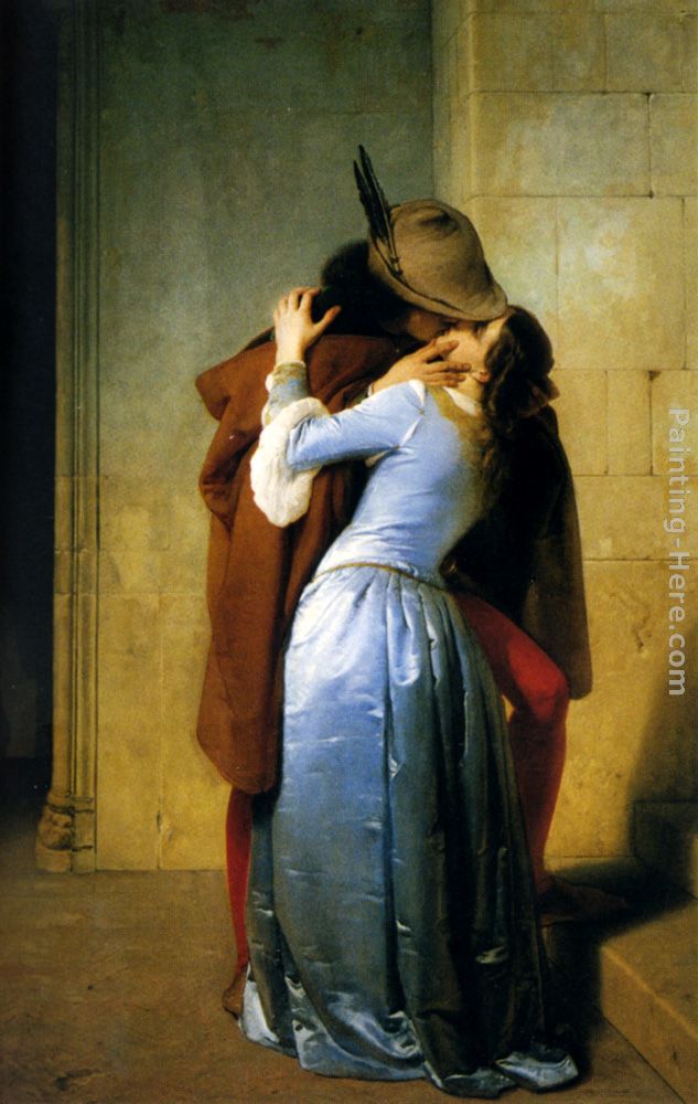 The Kiss painting - Francesco Hayez The Kiss art painting